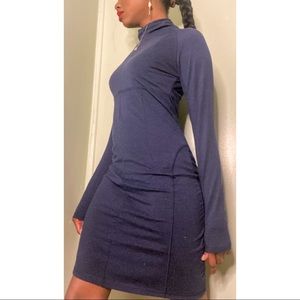 High Neck Bodycon Dress